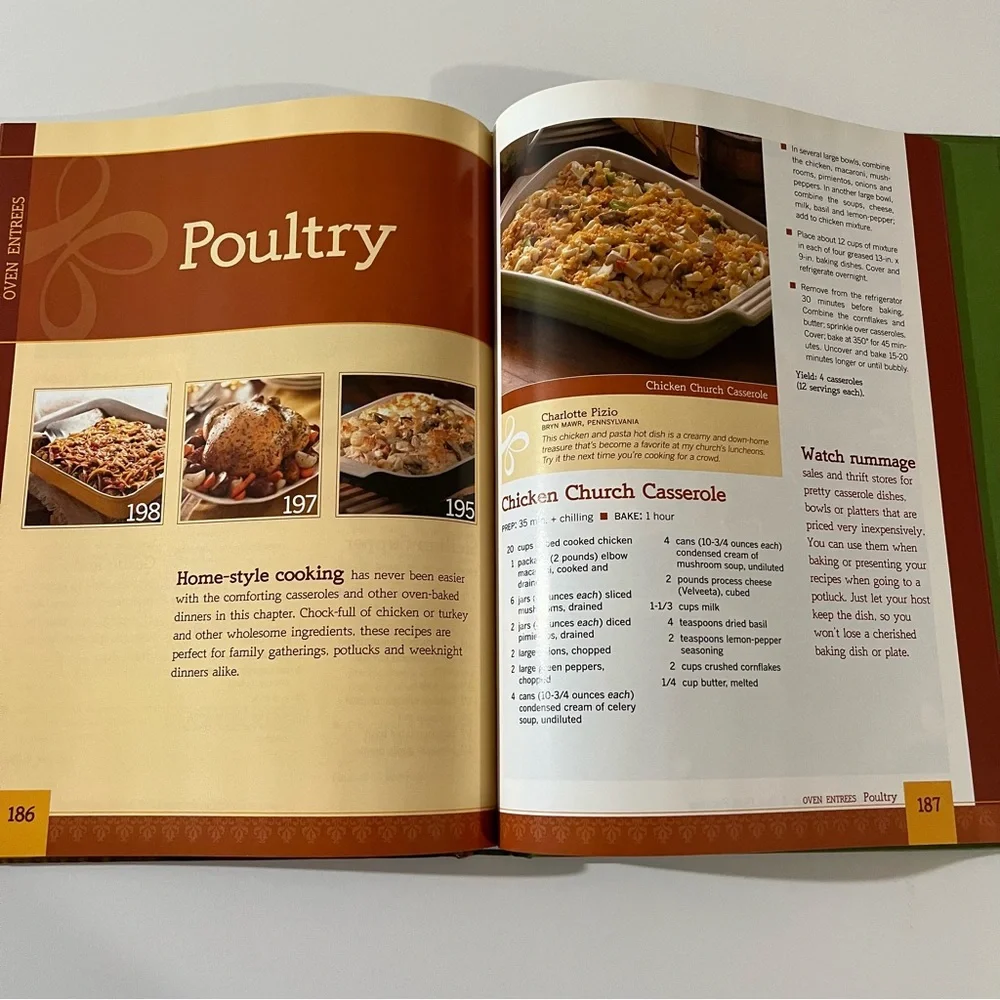 Taste of Home 2009 Slow Cooker & One Dish Recipes Cookbook - Yellow and Red